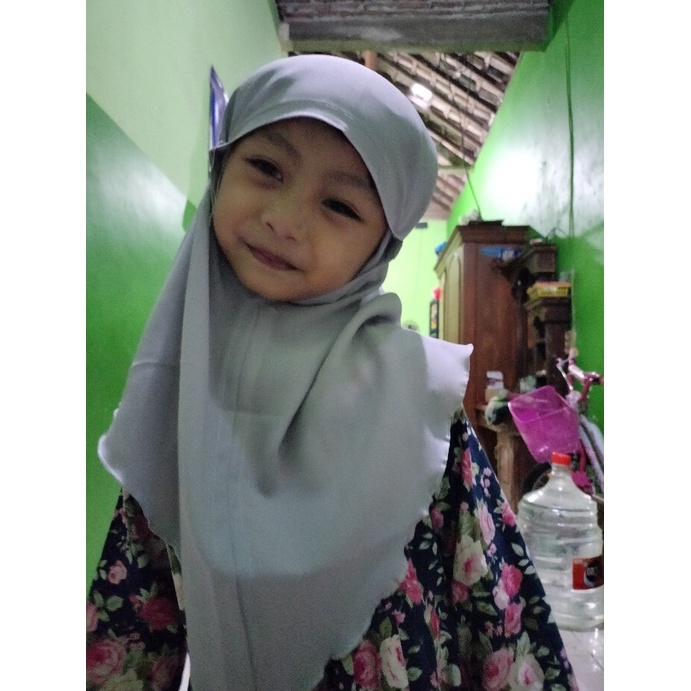 Bergo Anak Maryam Diamond Jilbab Anak Instan Kerudung Bergo size M/Jilbab instant mariyam anak