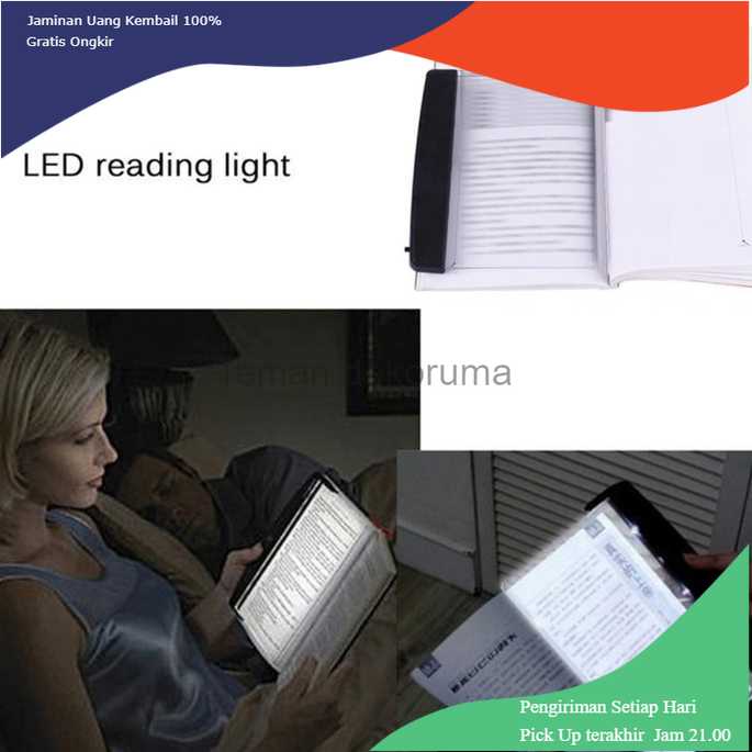 TD-DHA Oobest Lampu Baca Buku LED Panel Book Reading Lamp Light - EF168