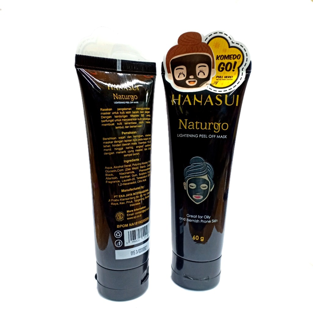 Lightening Peel of mask komedo go hanasui hitam / masker