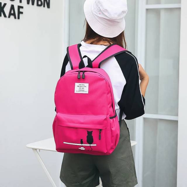 Tas Sekolah Siswa Baru Ransel untuk Anak Laki-laki Perempuan Tas Sekolah Anak-anak Kapasitas Besar Tas Travel Tas Anak Tas Laptop Tahan Air