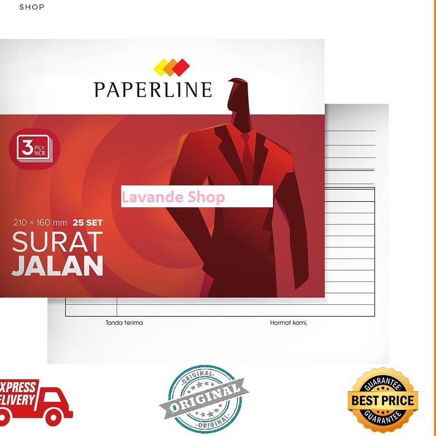 

(PROMO CJ768) SURAT JALAN PAPERLINE B3 BESAR 3 RANGKAP PLY / SJ B3 NCR ☆