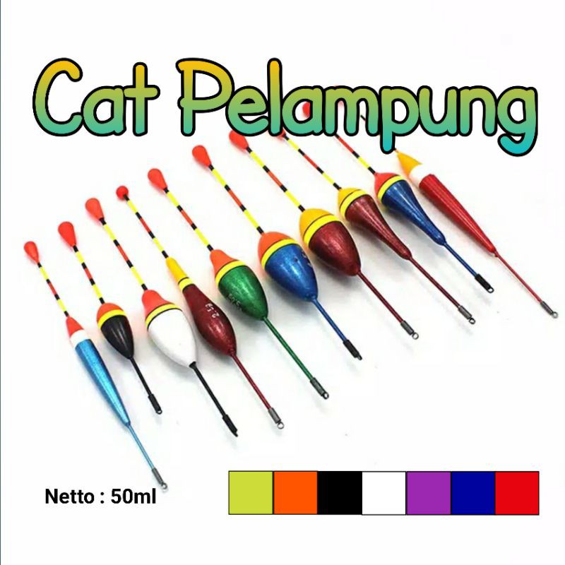 Cat Pelampung Pancing Warna Stabillo supergloss