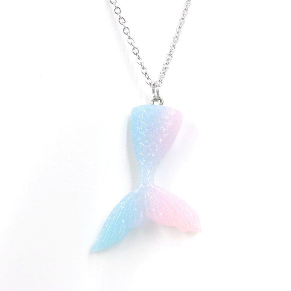 Kalung Rantai Kaitan LILY Beauty Mermaid Alloy Stainless steel