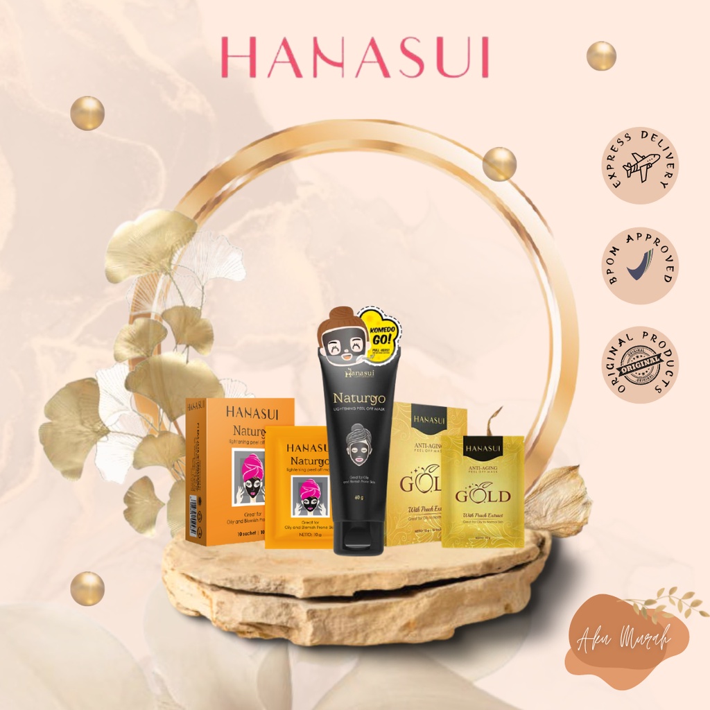 ✨ AKU MURAH ✨HANASUI MASK SERIES / NATURGO BOX/ NATURGO TUBE/ NATURGO GOLD