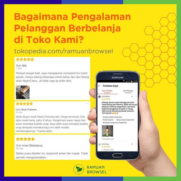 

Madu Pramuka Alami Madu Multiflora 350Ml