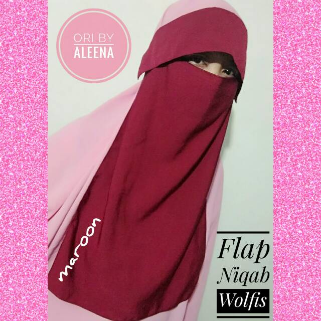 Flap Niqab / Cadar Poni