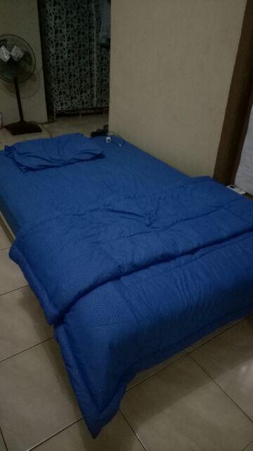 Fata Signature_bedcover Fata Signature Polos Embos Atau Timbul Uk.120x200/100x200