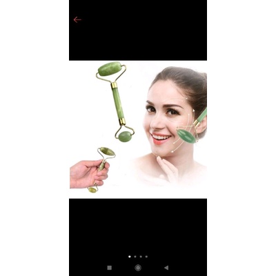 Alat pijat muka wajah Jade roller massager  LAO14G3 facial massage