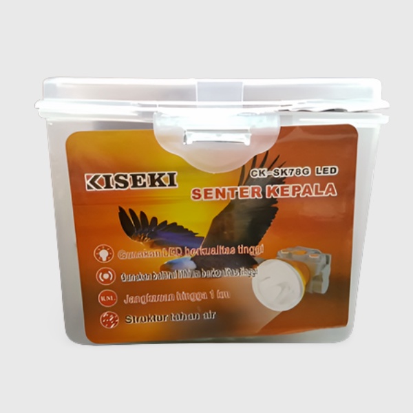 Senter Kepala CK-SK78G 80W Kiseki tahan lama / Lithium 6600 MAH