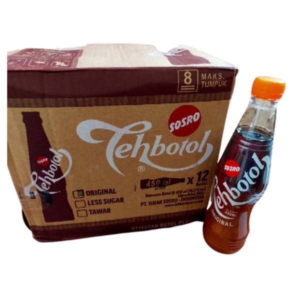 

Teh Botol Sosro 450 ML Per Dus