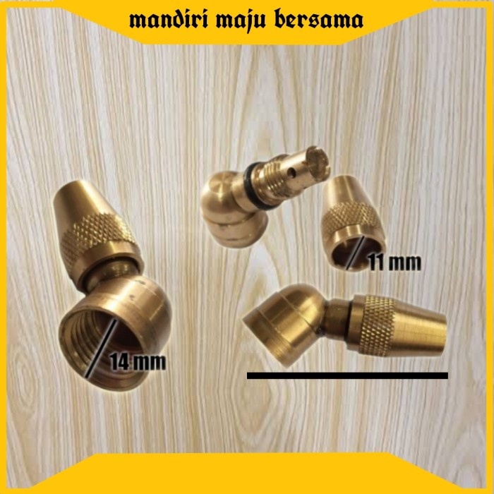 NOZZLE / SPUYER / NOZLE SPRAYER ELEKTRIK / KNAPSAK LUBANG 1 KUNINGAN