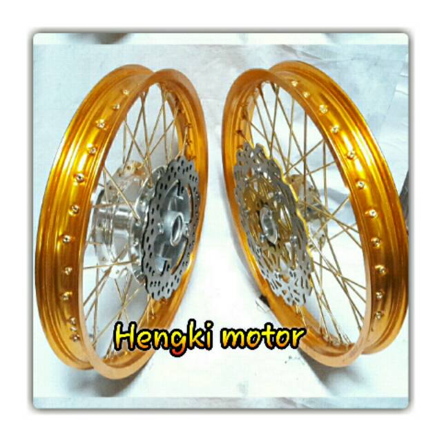 Velg ninja RR dan R velg gold ruji gold