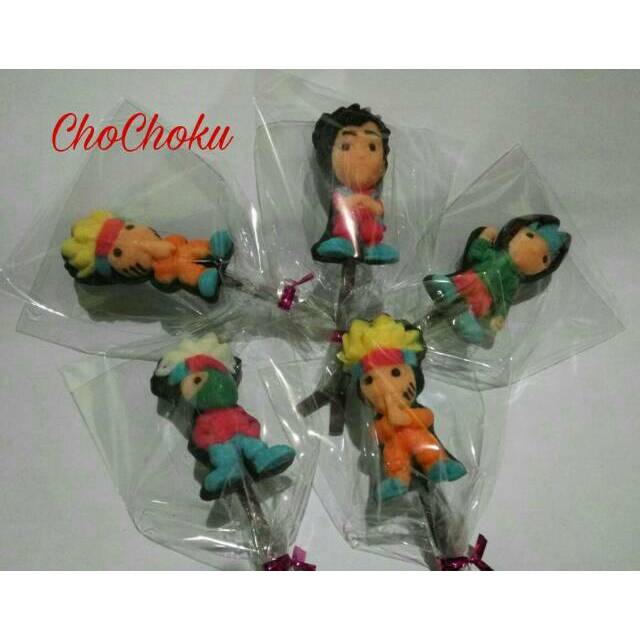 

Coklat lolipop Naruto