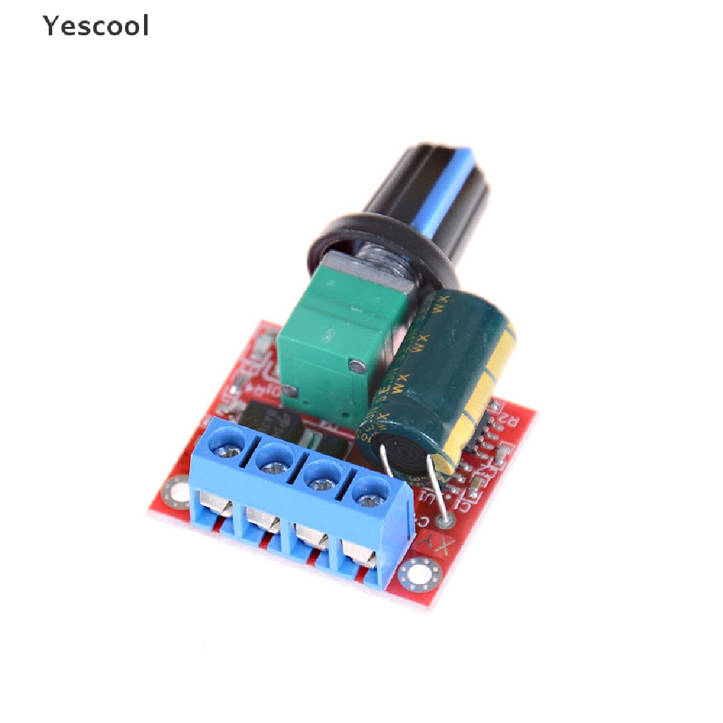 Yescool Saklar Dimmer Mini DC Motor PWM 5A 4.5V-35V