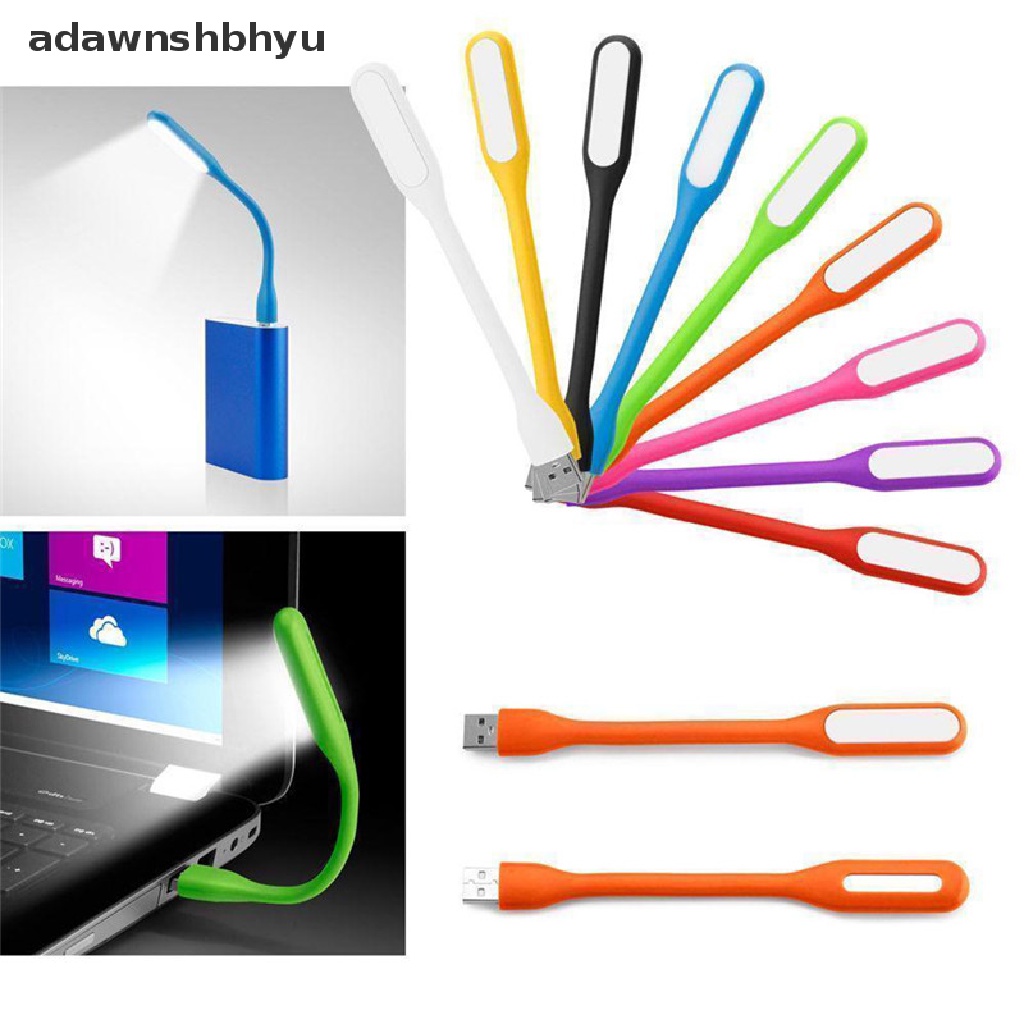 Adawnshbhyu New Lampu LED USB Mini Fleksibel Untuk Komputer Notebook Laptop PC Membaca Terang