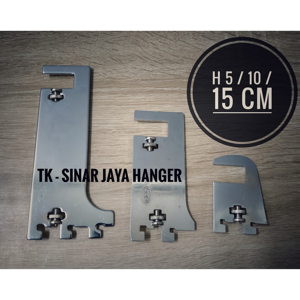 Bracket 5Cm /Dudukan Pipa kotak H 5cm/Penyangga Pipa kotak H5 cm