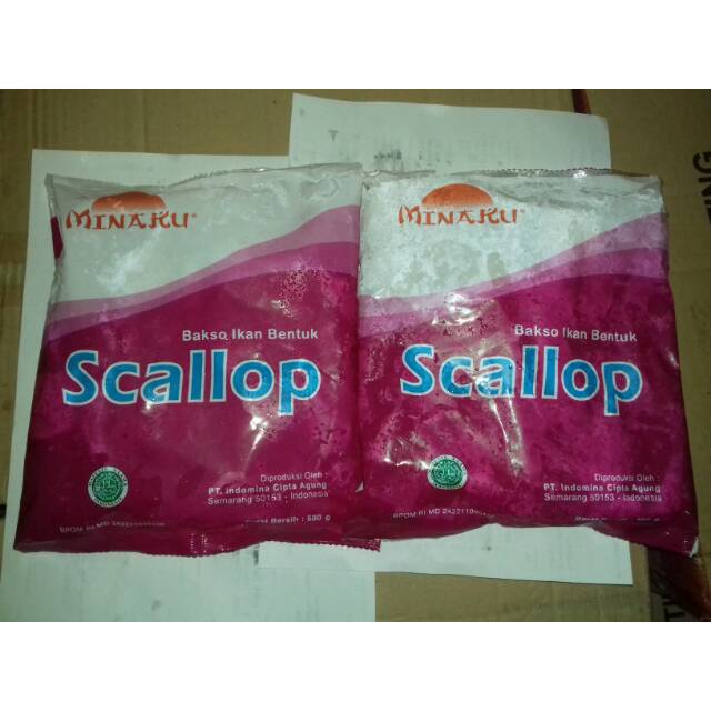 

Minaku scallop 500gr scalop ikan