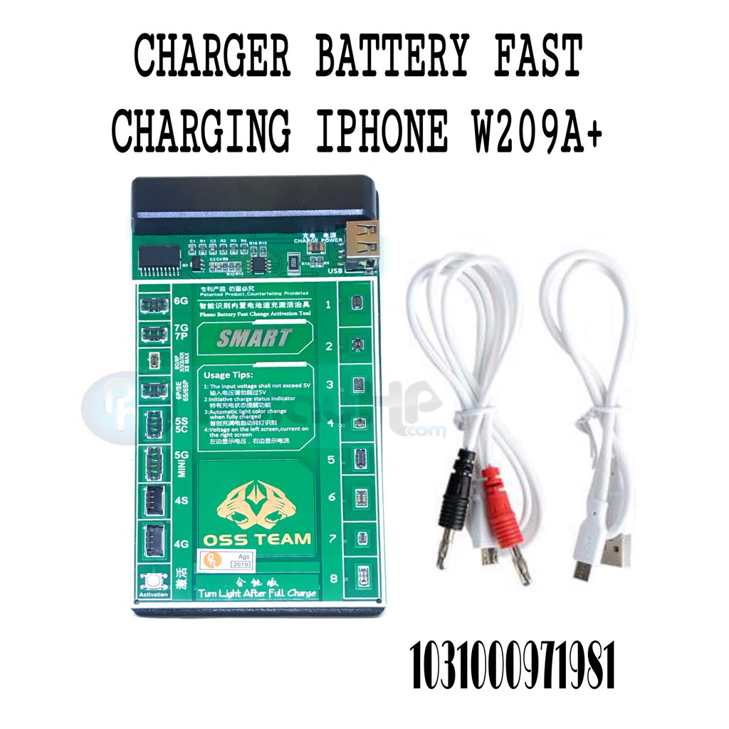 CHARGER BATTERY FAST CAS W209A+ PULAU HP