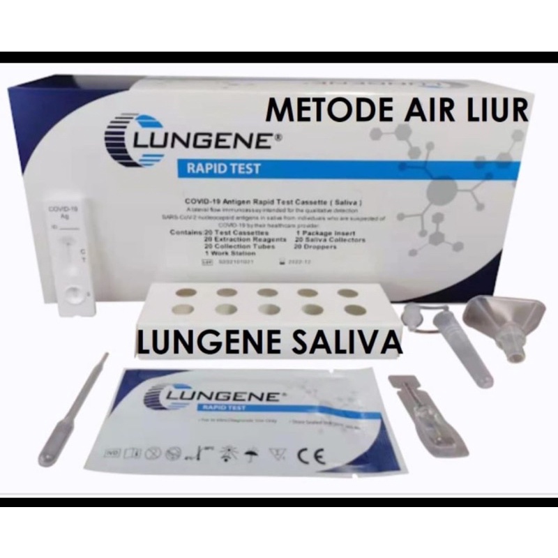 Test antigen swap mandiri air liur original