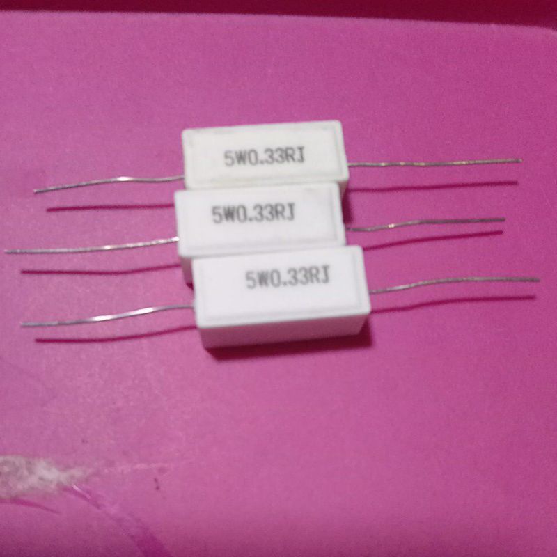 Resistor 5watt resistor 5W0.33RJ