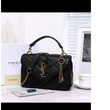 Tas Wanita YSL Black Gold