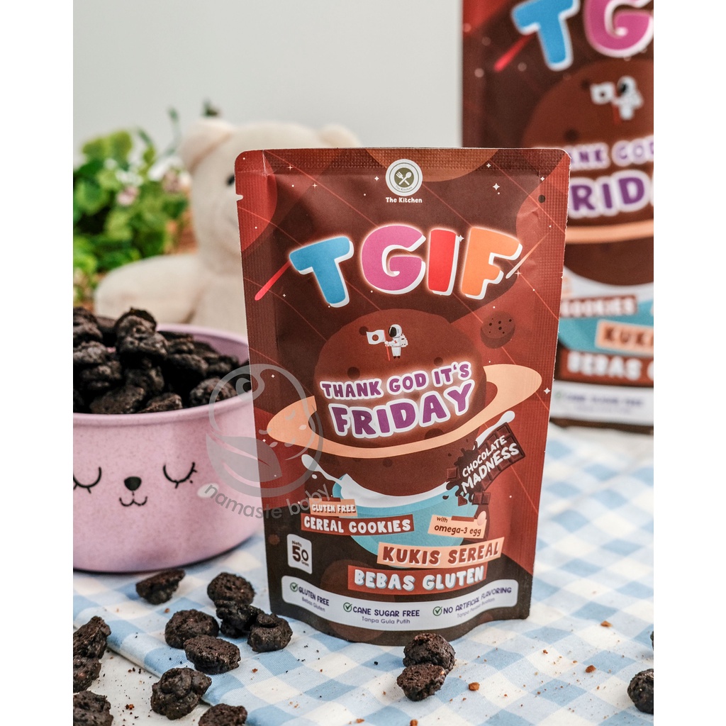 

TGIF CEREAL COOKIES GLUTEN FREE - CHOCOLATE MADNESS 50GR