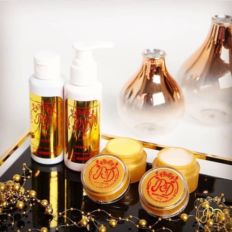 CREAM RD ORIGINAL 100% CREAM RINNA DIAZELLA PAKET CLEANSER & TONER BY RINNA DIAZELLA