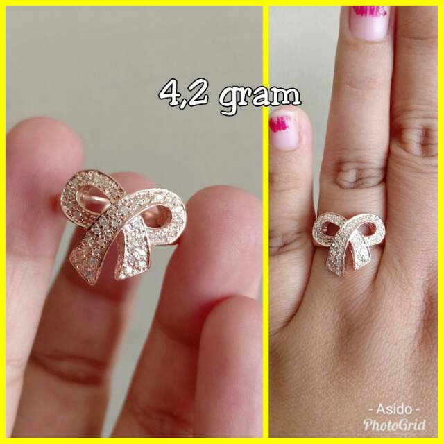 Berlian medan cincin pita