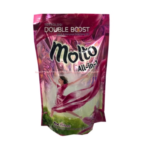 Molto All In One Double Boost 720ml Molto All-in-1 Wanginya Bunga Mawar Molto Pink Pelembut Pewangi Tahan Lama Moltoo