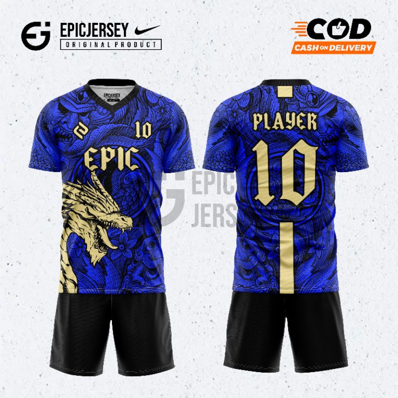 JERSEY FUTSAL FULL PRINTING CUSTOM NAMA, NO, LOGO, TEAM, JERSEY BERKUALITAS MURAH / JERSEY BOLA DESA