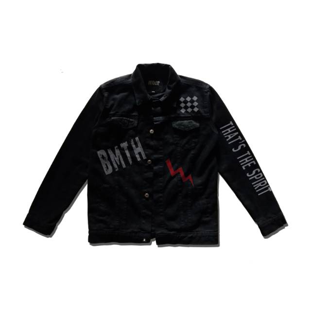 TJ.CLOTH JAKET DENIM BMTH PAINTING ART