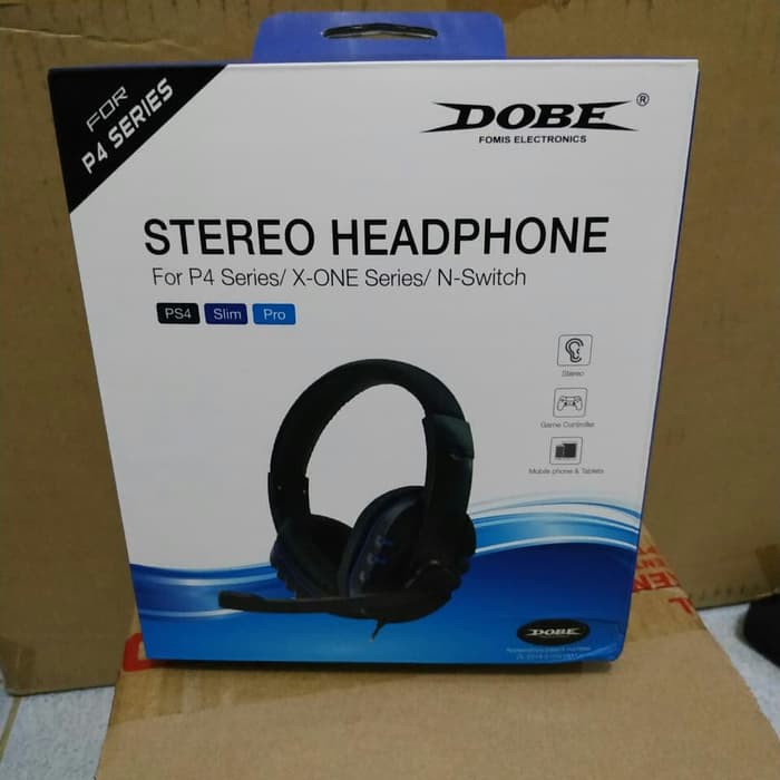 DOBE Headset STEREO HEADPHONE FOR PS4-XBOX ONE-Nintendo SWITCH-MOBILE PHONE-TABLETS