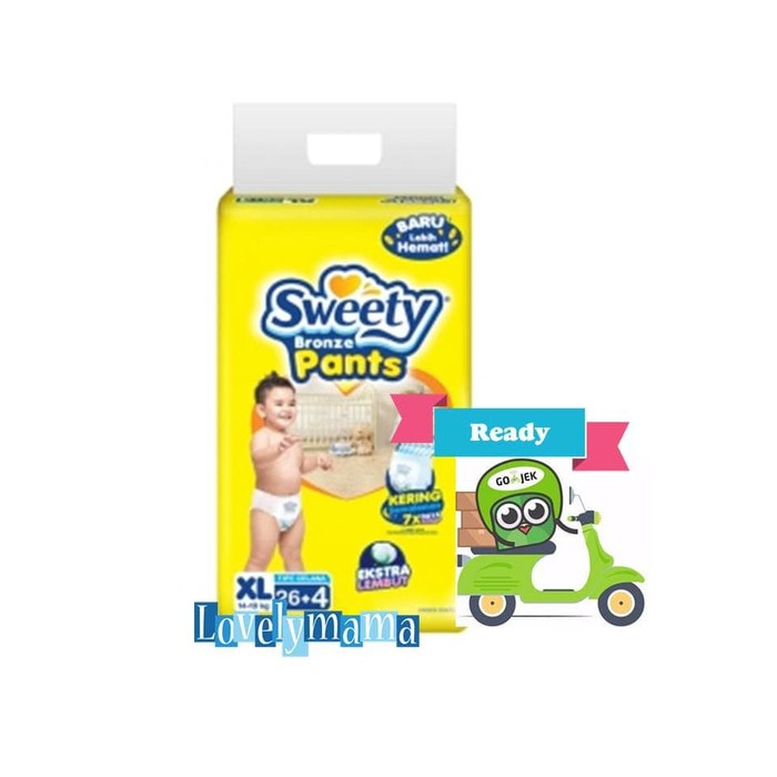 sweety bronze XL26 4 pants  sweety XL 26  bonus4  diapers by WAWS