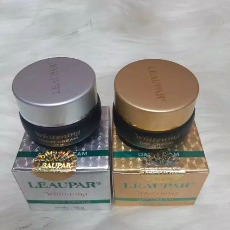 CREAM LEAUPAR SET ORI 2IN1