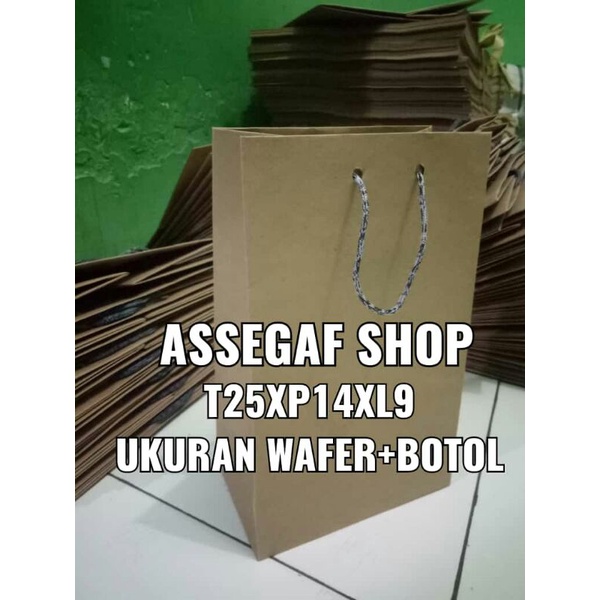 

Paperbag Uk T25xP14xalas9 wafer+botol