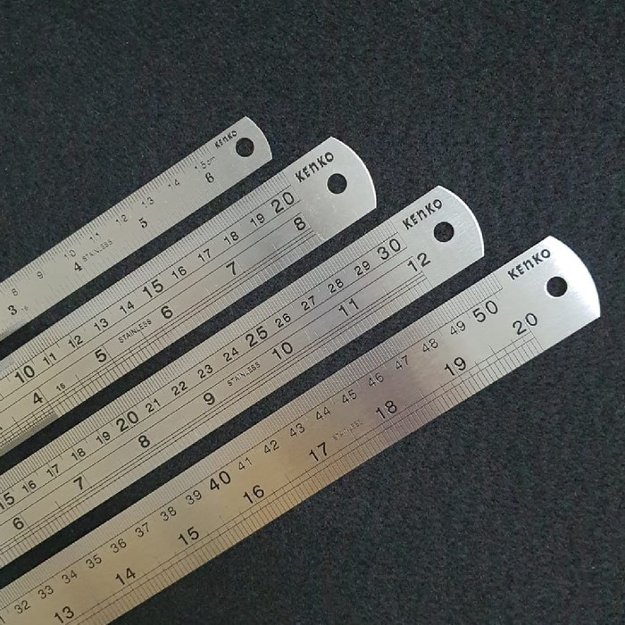 

Penggaris Besi Kenko 15 cm / 20 cm / 30 cm / 50 cm / Stainless Steel - 15 cm/ATKProject