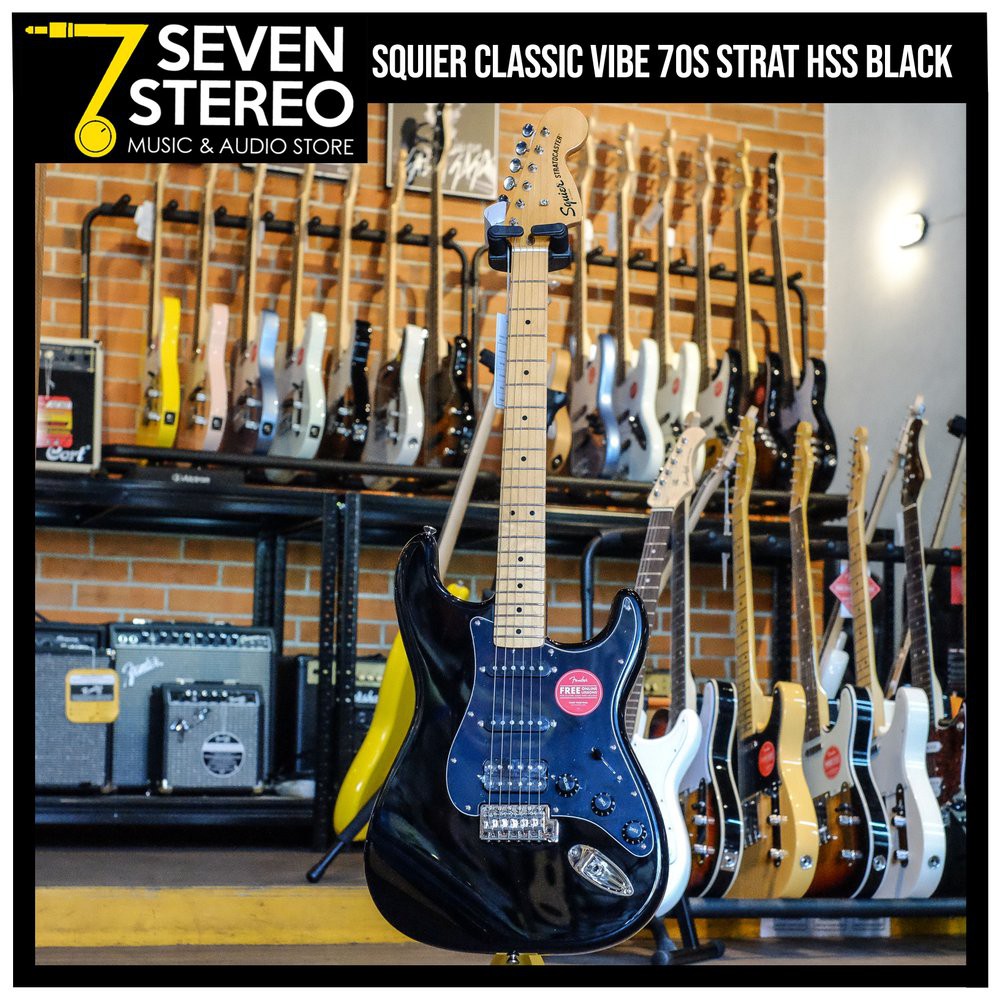 Squier Classic Vibe 70 S HSS Black