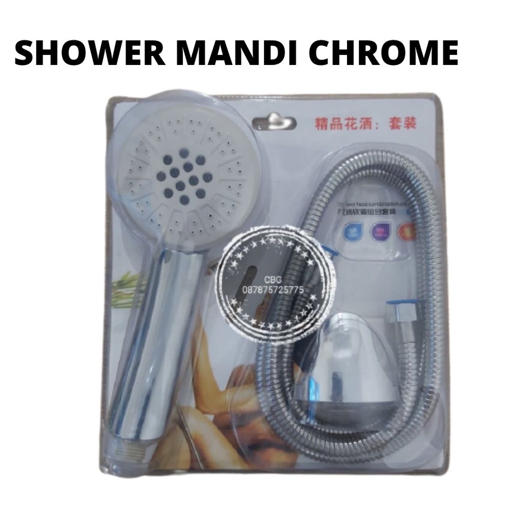 SHOWER MANDI PVC CHROME