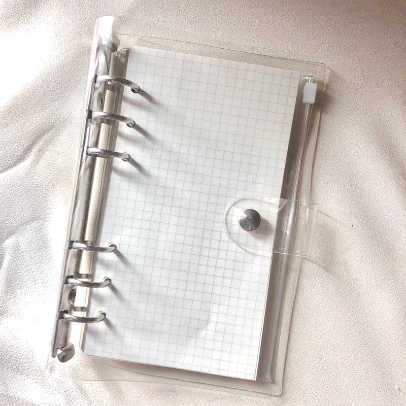 

Binder Clear A6 6 Rings + Paper Kotak-kotak + Bonus Map