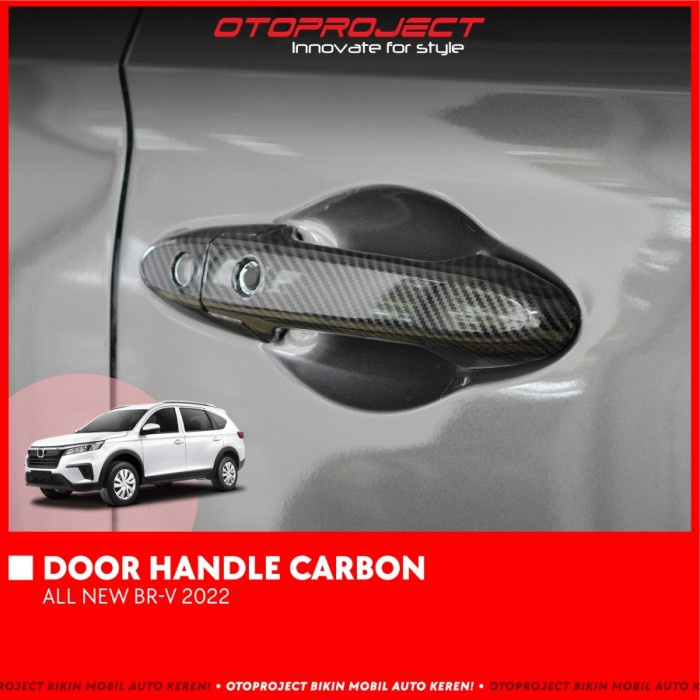 Cover Handle Mobil All New BRV 2022 Door Handle Carbon