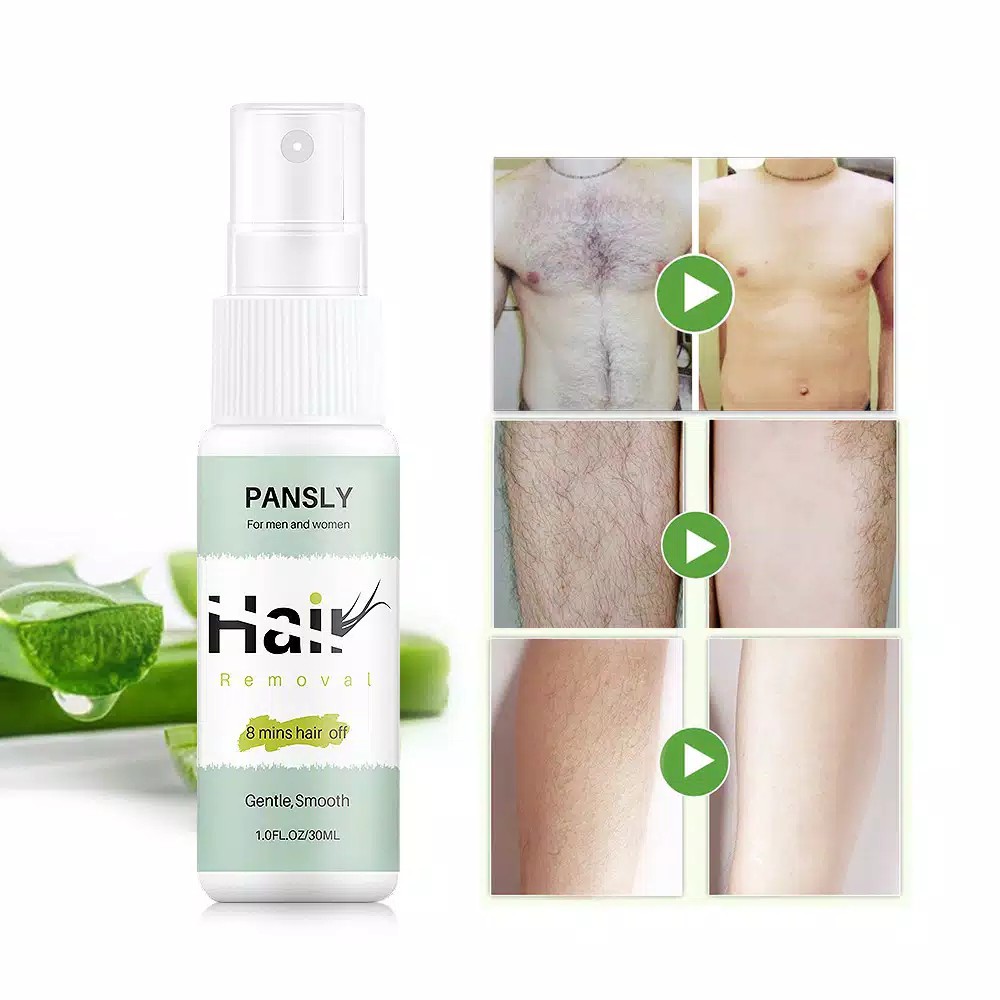 Spray Perontok Bulu , Penghilang Ketiak Kemaluan Kaki Miss V Hair Removal Depilatory Permanen PANSLY