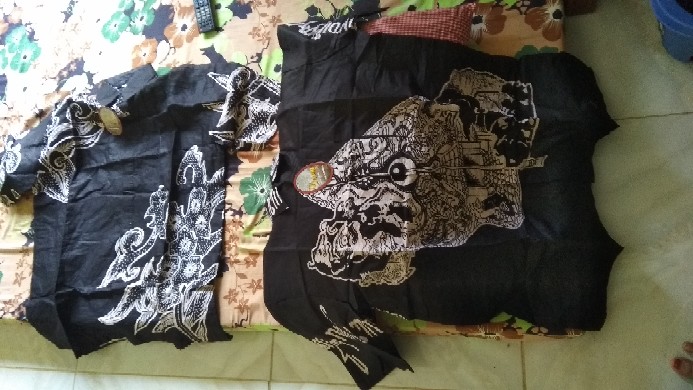 Bswart Batik Hrb026 Kenongo Hem Pendek Padi Pekalongan  M L Xl Batik