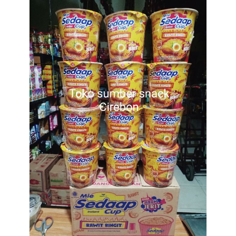 

Sedap Cup KUAH RAWIT BINGIT RASA AYAM JERIT harga per 5 cup