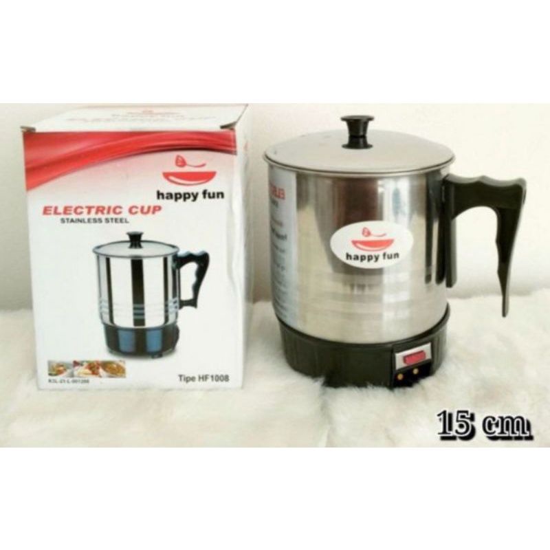 Electric Heating Cup , Mug listrik Gelas Masak Teko Air Elektrik 11cm , 12cm , 13cm 14cm 15cm