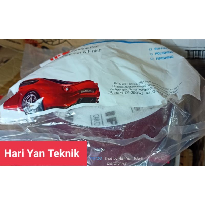 IPO Foam Pad Busa Poles 5in Merah maron