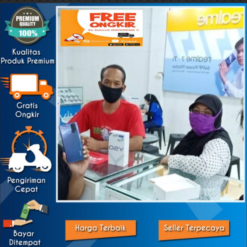 vivo y50 8/128Gb 5000mah