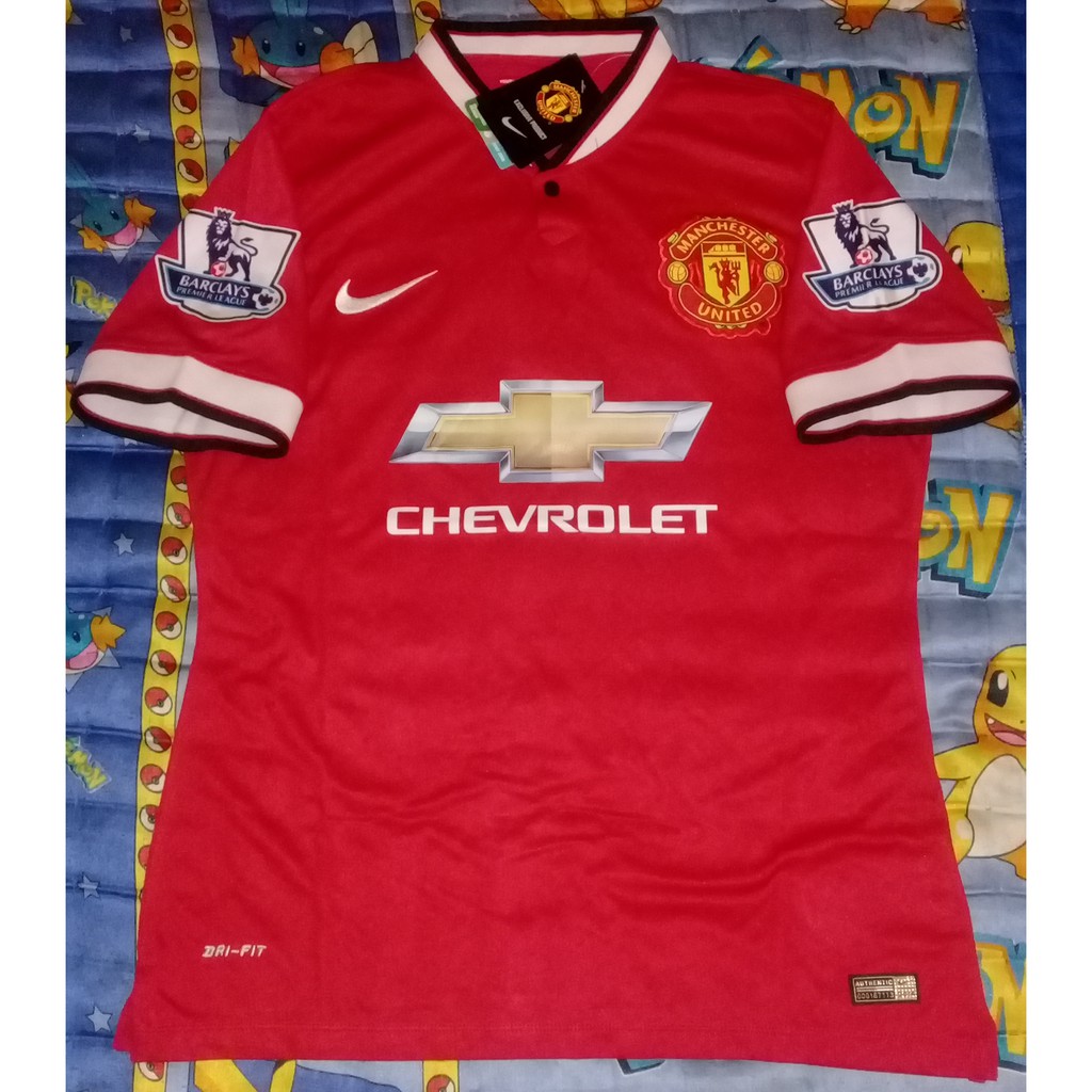 Jersey MU Home 14/15 Full Patch BPL Retro