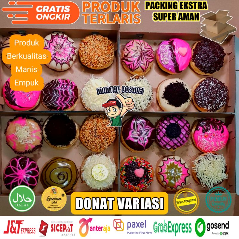 

KUE DONAT / ROTI DONAT / DONAT VARIASI