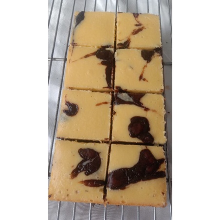 

brownies panggang | brownies panggang keju | creamchesse brownies