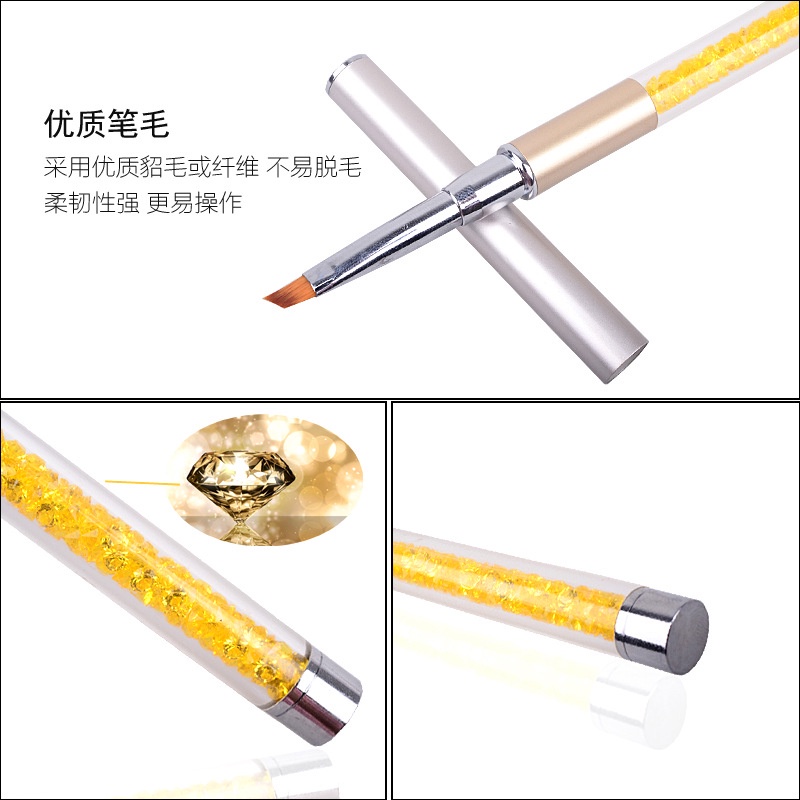 【 COD 】Premium Liner Brush Kuas Kuku Nail Art / Nail Art Liner Brush / Brush Liner(PCS)